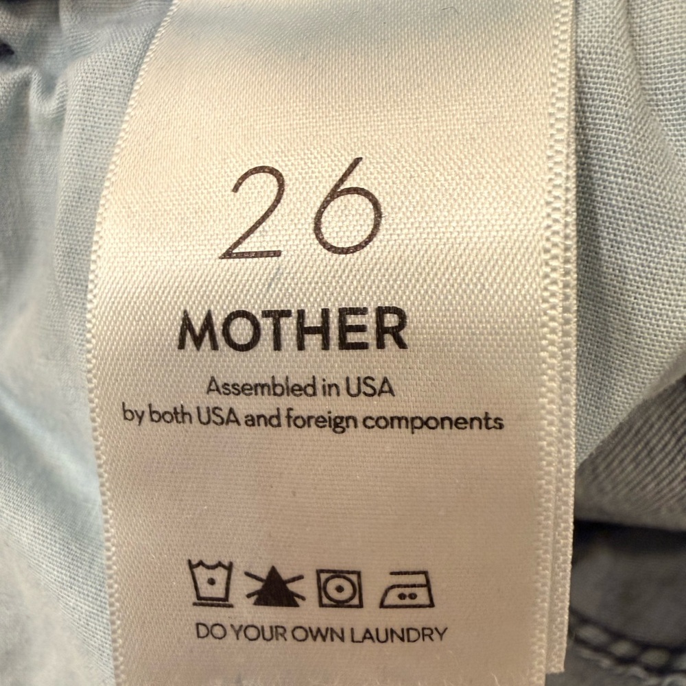 NEW! MOTHER The Hustler Roller Sneak Jeans (26) - Picture 4 of 6